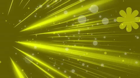 Abstract loop motion background, yellow line and particle element Stock Footage 37186861