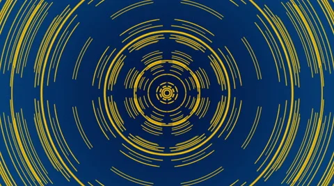 Abstract loop motion background, yellow circle Stock Footage 49105996