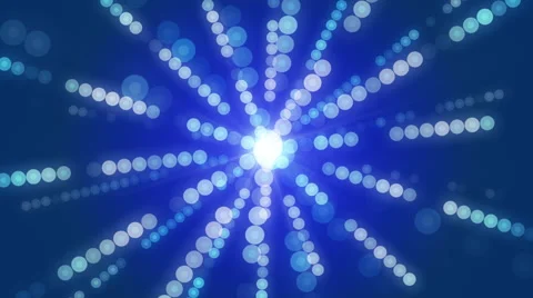 Abstract loop motion blue background, particle element Stock Footage 49166229
