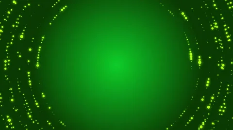 Abstract loop motion green background, particle element Stock Footage 49174665