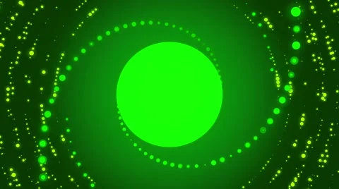 Abstract loop motion green background, particle element Stock Footage 49174935