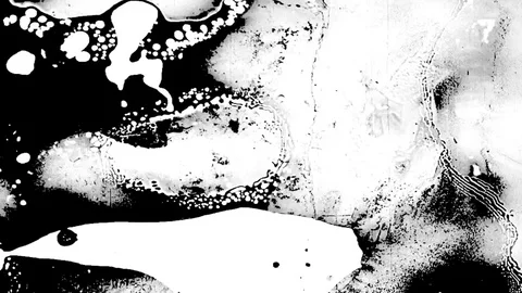  Abstract Loop of Old Film Decomposition Stock Footage 80223355