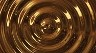 Abstract Loop Ripple Gold 3D Wave Stock Footage