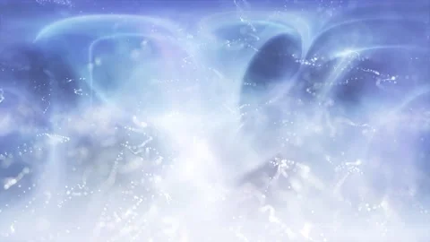 Abstract loop smoke effect with dots bokeh animation Stock Footage 334805926