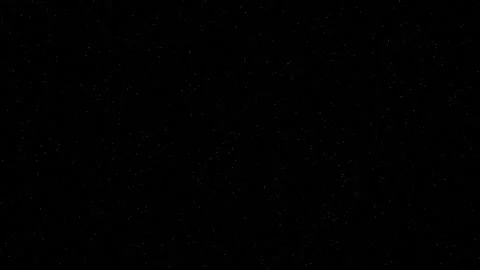 Abstract loop white stars particles dust flowing animation on black background Stock Footage 262351943