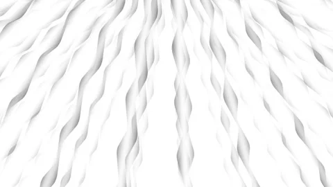 Abstract loop white wavy pattern graphic motion background Stock Footage 340586161