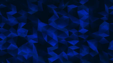Abstract Loopable Background of Blue Glass Polygonal Surface Stock Footage 67941473