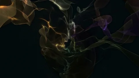 Abstract Loopable Background with ceramics dark energy. V2 Stock Footage 94743460