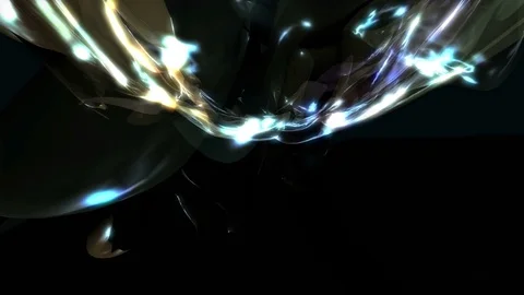 Abstract Loopable Background with ceramics dark energy. V9 Video stock 94743532