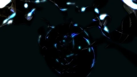 Abstract Loopable Background with ceramics dark energy. V11 Stock Footage 94743541