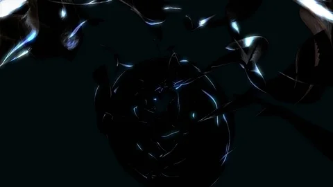 Abstract Loopable Background with cooper dark energy. V14 Stock Footage 94744017