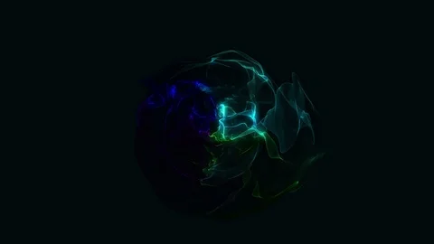 Abstract Loopable Background with deep ocean dark energy. V1 Stock Footage 94744267