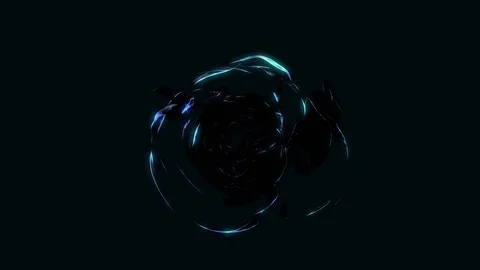 Abstract Loopable Background with deep ocean dark energy. V7 Stock Footage 94744371