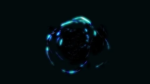Abstract Loopable Background with deep ocean dark energy. V9 Stock Footage 94744418