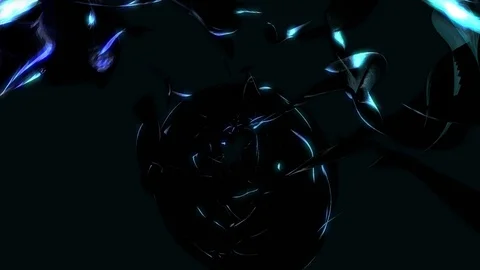 Abstract Loopable Background with deep ocean dark energy. V14 Video stock 94744493