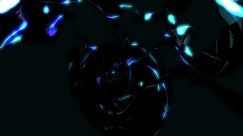 Abstract Loopable Background with deep ocean dark energy. V16 Stock Footage 94744527