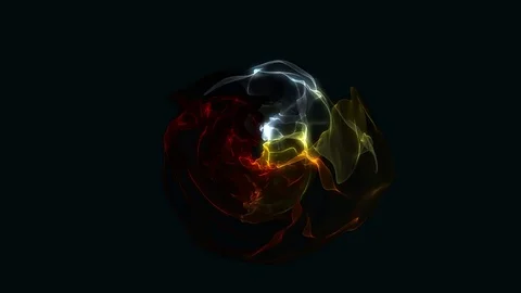 Abstract Loopable Background with fire dark energy. V1 Video stock 94744561