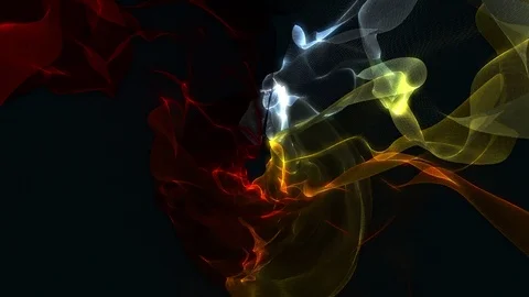 Abstract Loopable Background with fire dark energy. V2 Stock Footage 94744582