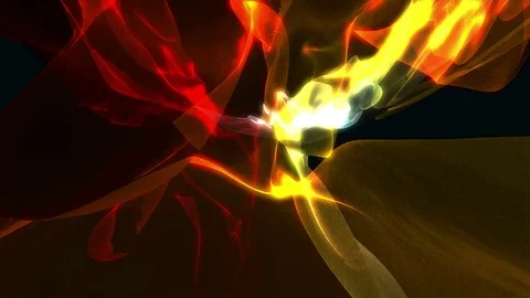 Abstract Loopable Background with fire dark energy. V3 Stock Footage 94744593