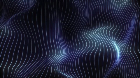 Abstract loopable blue and violet cg motion waving dots texture Stock Footage 112236673