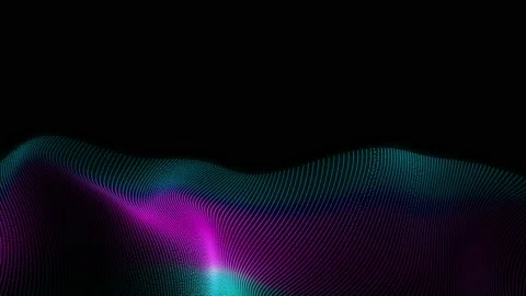 Abstract loopable blue and violet cg motion waving dots texture Stockbeeldmateriaal 112273572