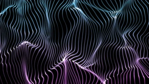 Abstract loopable blue and violet cg motion waving dots texture Stock Footage 112274023