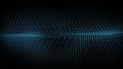 Abstract loopable blue cg motion waving dots background Vídeo Stock 103757671