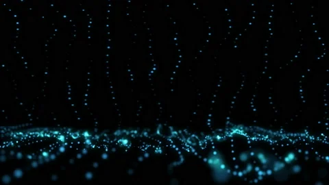 Abstract loopable blue cg motion waving dots texture 스톡 동영상 112107241