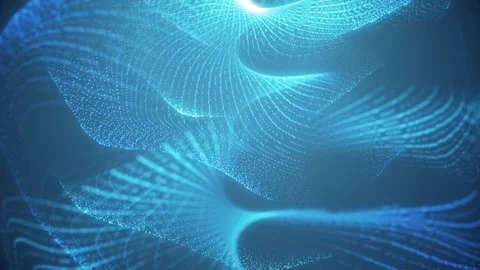 Abstract loopable blue cg motion waving ... | Stock Video | Pond5