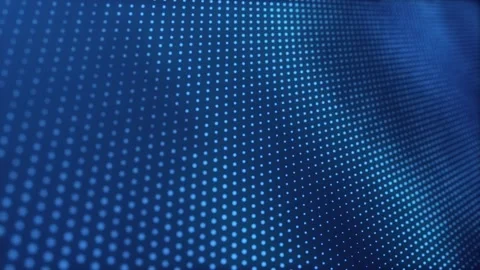 Abstract loopable blue cg motion waving dots texture Stock Footage 112220295