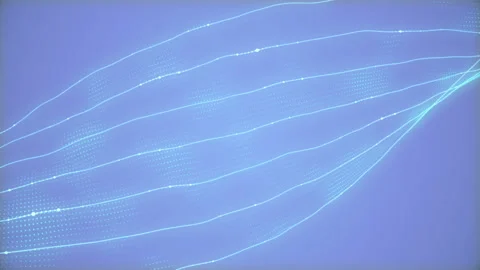 Abstract loopable blue cg motion waving dots texture Stock Footage 112273302