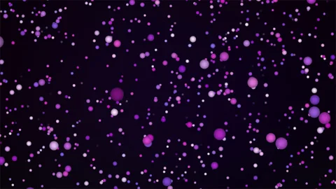 Abstract looped background, multi-colored circles and Particles Stock Footage 141950628