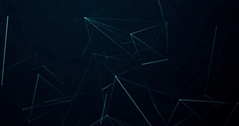 Abstract looped background with plexus transforming glowing lines Stock Footage 195846253