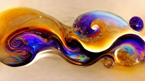 Abstract Looped Bg Surface with Waves, Animation Loop Stock Footage 209601424