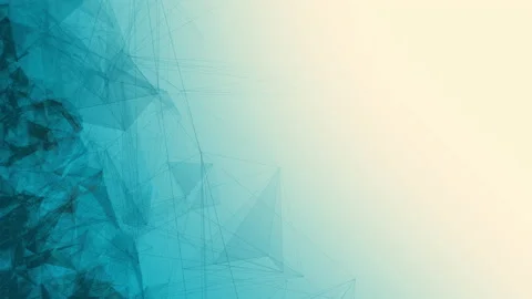 Abstract Looped Blue Plexus Polygons on White Gradient Background 스톡 동영상 145911493