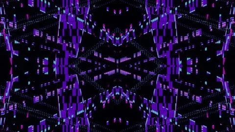 Abstract looped neon pattern for the holidays Stock Footage 201796331