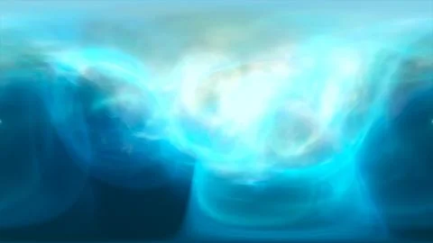 Abstract looped waves from lines of transparent iridescent glowing energy m.. イラスト素材
