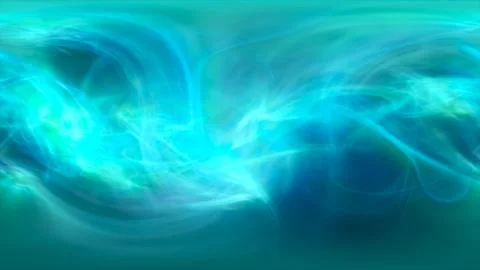 Abstract looped waves from lines of transparent iridescent glowing energy m.. Illustrazione stock