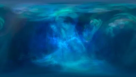 Abstract looped waves from lines of transparent iridescent glowing energy m.. Illustrazione stock