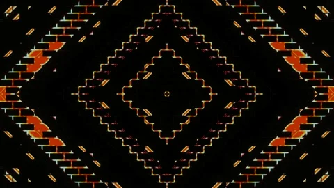 Abstract looping animated background for LED panels Stock Footage 202201554