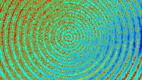 Abstract looping animation, geometric wave stains Stock Footage 221708872