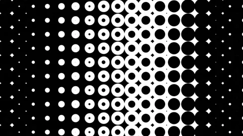 Abstract looping animation, geometric wave stains Stock Footage 223923457
