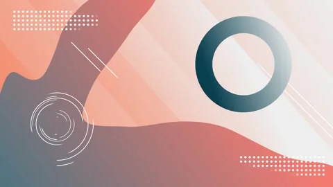 Abstract looping background with animated background gradient balls  Stock Footage 249588165