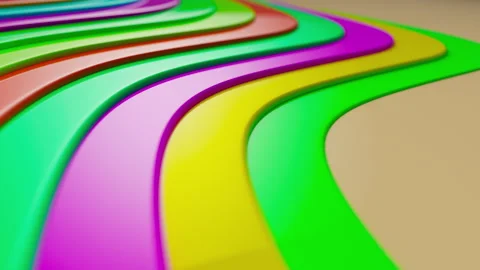 Abstract looping background of colorful geometric shapes. Stock Footage 274446298