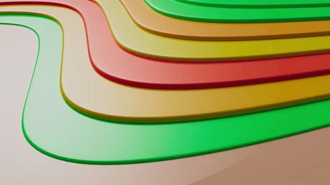 Abstract looping background of colorful geometric shapes. Stock Footage 274446756