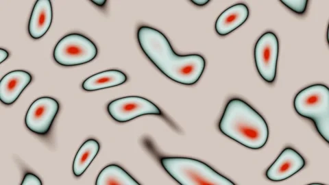 Abstract Looping Background with Distorted Circles Stock Footage 199967571
