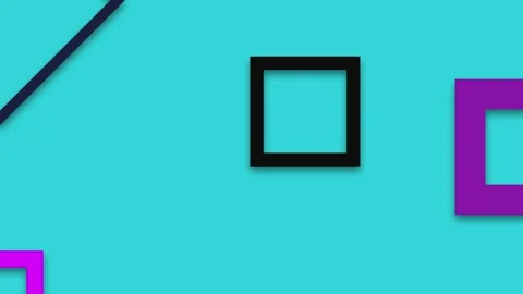 Abstract Looping Background with Geometric Shape Transformation Stock Footage 303560133
