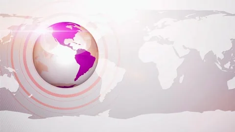 Abstract looping background of news intro Stock Footage 316217873