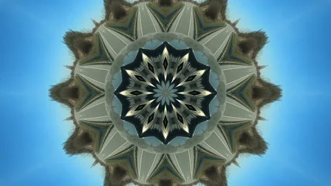 Abstract looping kaleidoscopic background Vídeos de archivo 173552355