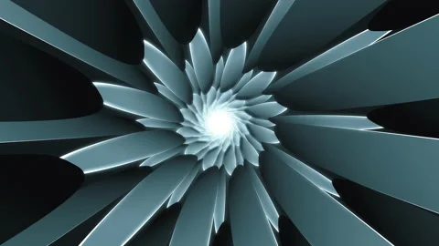Abstract looping spiral hypnotic tunnel background animation Stock Footage 162174107